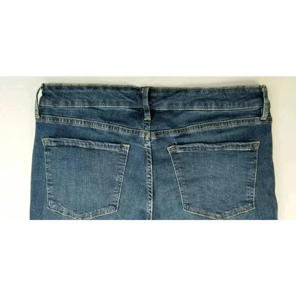 Tommy Hilfiger Size 8 Womens Embroidered Pocket Logo Blue Denim Jeans 28" Inseam - Picture 8 of 13